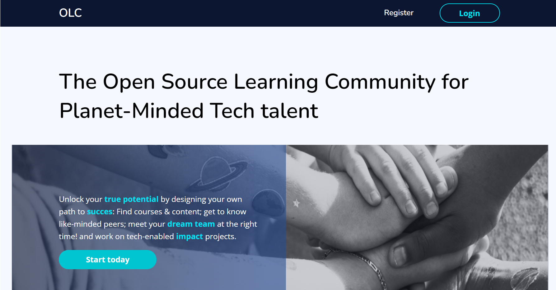 olc landing
                              page